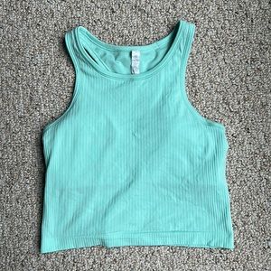 Ebb to Street Cropped Racerback Tank Top